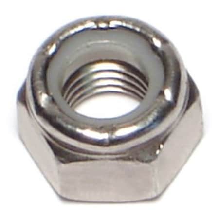 Midwest Fastener Nylon Insert Lock Nut, 5/16"-24, 18-8 Stainless Steel, Not Graded, 15 PK 68488